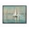 Stupell Industries Traditional Sailboats Relaxed Nautical Painting Black Framed Wall Art